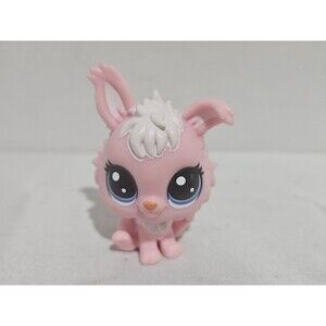 Hasbro Littlest Pet Shop LPS #2-105 Viera Angora Pink Bunny Rabbit Retired